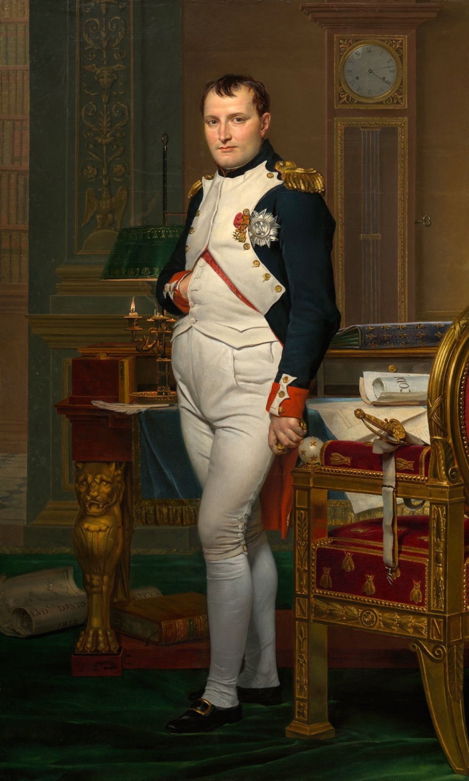 Gemälde von Jacques Louis David, das Napoleon im Arbeitszimmer zeigt, Google Art Project 2